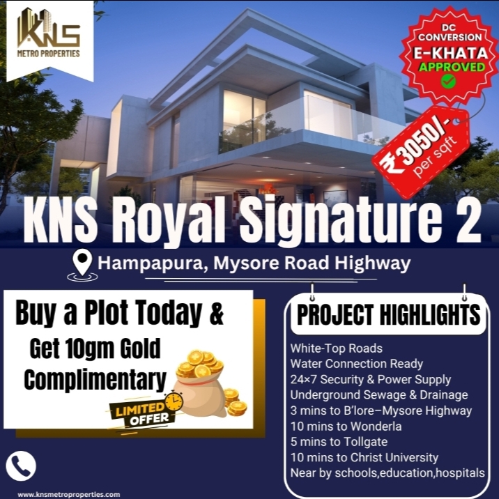 Emergency site for sale in Hampapura 