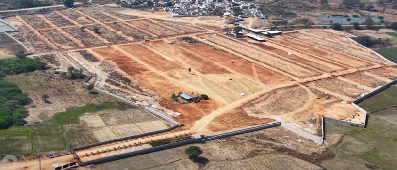 Open plots for sale in Maheshwaram - Srisailam Highway - Hyderabad - 9000237743