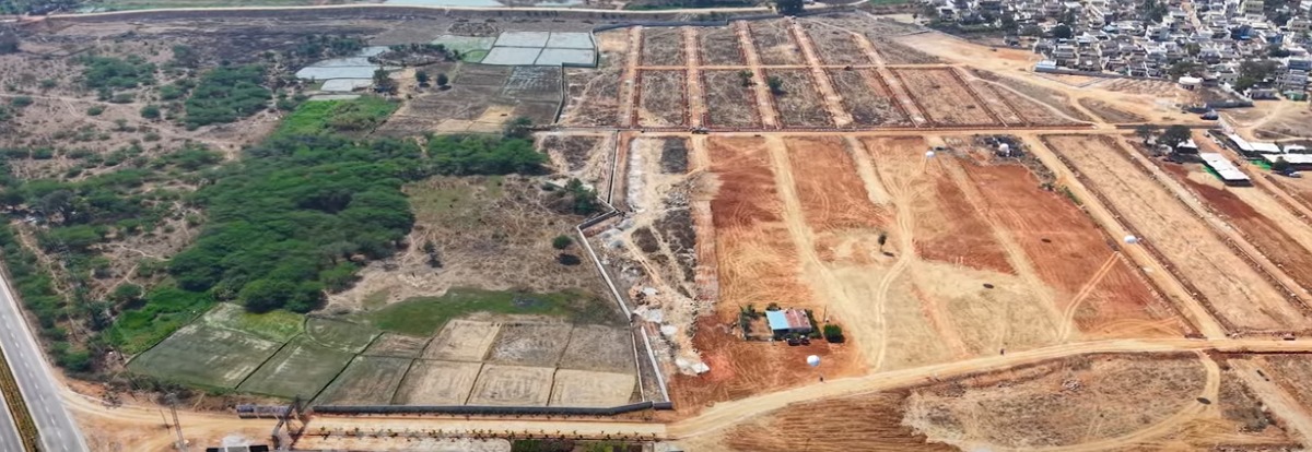 Open plots for sale in Maheshwaram - Srisailam Highway - Hyderabad - 9000237743