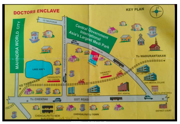 Corner Plot in Doctors Enclave,  a Gated Community at Alappakkam, Chengalpattu