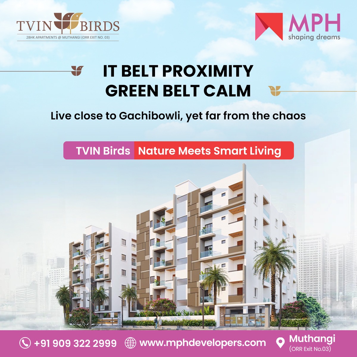 Ready to Move Flats in Isnapur Hyderabad | 3BHK Flats for Sale in Hyderabad | Buy Villa in Isnapur | MPH Developers