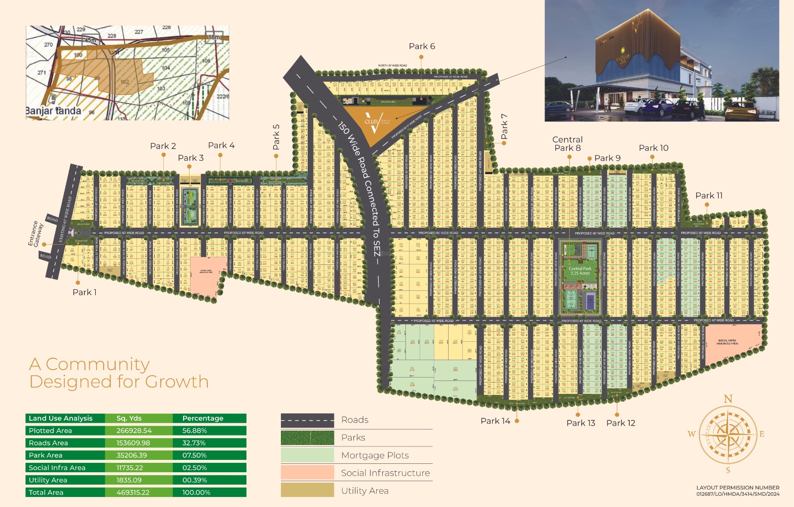 90Acres gated community open plots at Maheshwaram, Hyderabad 9063059427