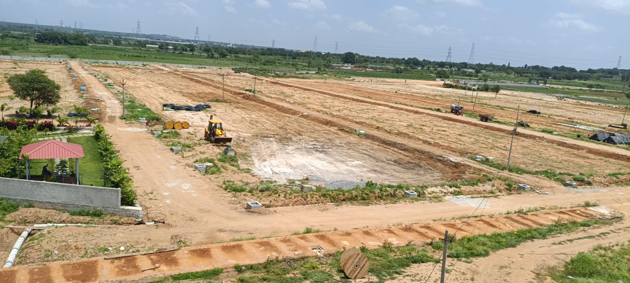 200Ft Road Facing Project - HMDA Approved plots for sale in Kandukur - Srisailam Highway - HYD