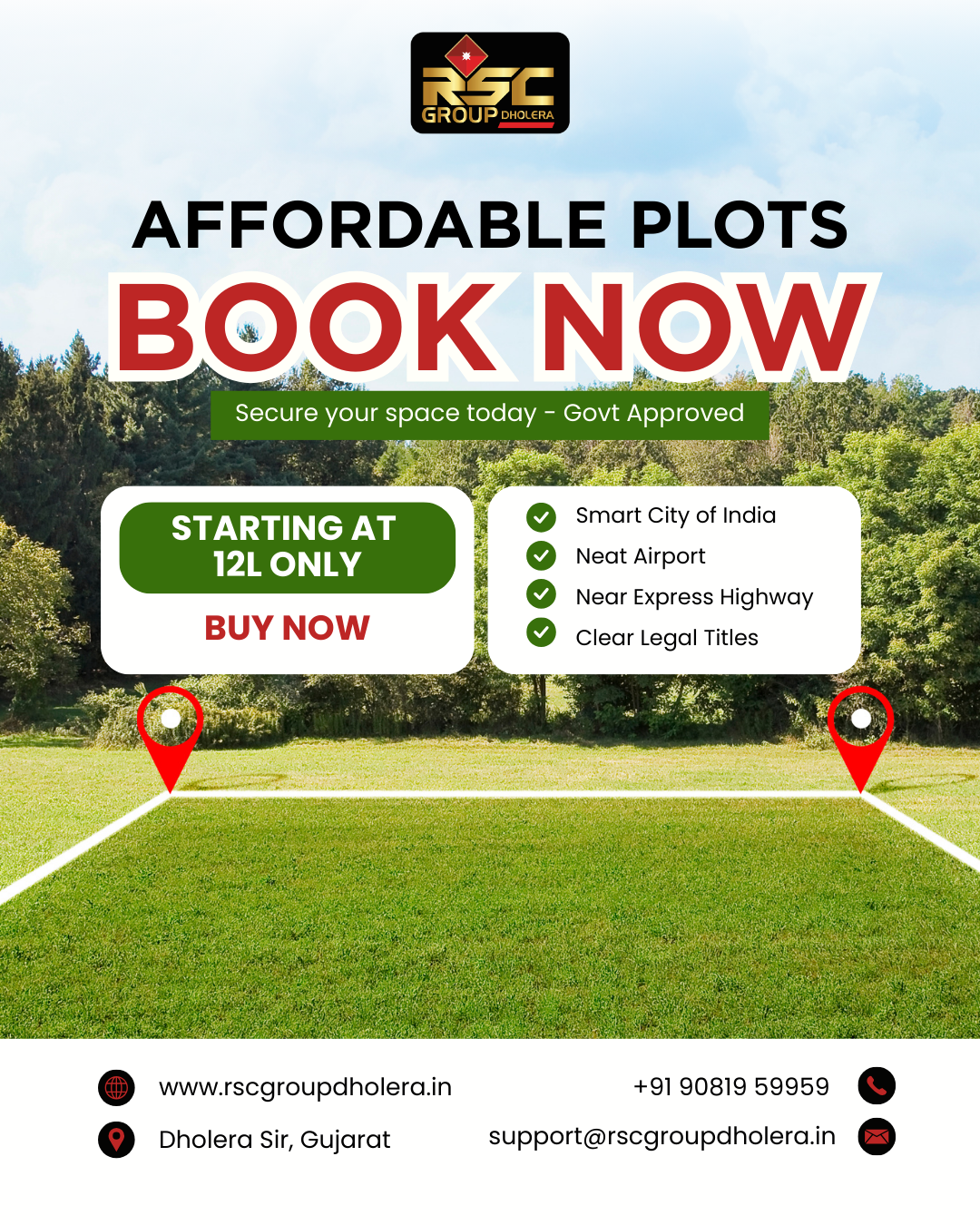 Land Plots in Dholera Sir, Gujarat