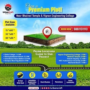 Plots for Sale in Berhampur – UrbanCraft (Residential & Investment Plots)