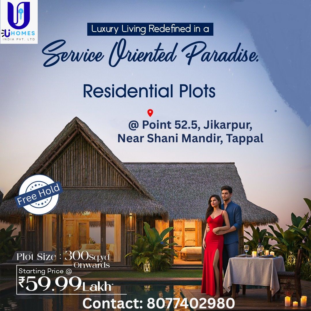 100 Gaj Plot In Near Jewar Inter National Airport