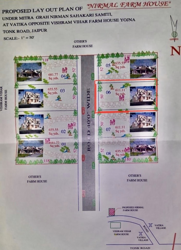Premium Farmhouse Plot for Sale â€” Nirmal Farm House, Vatika (Sanganer), Jaipur