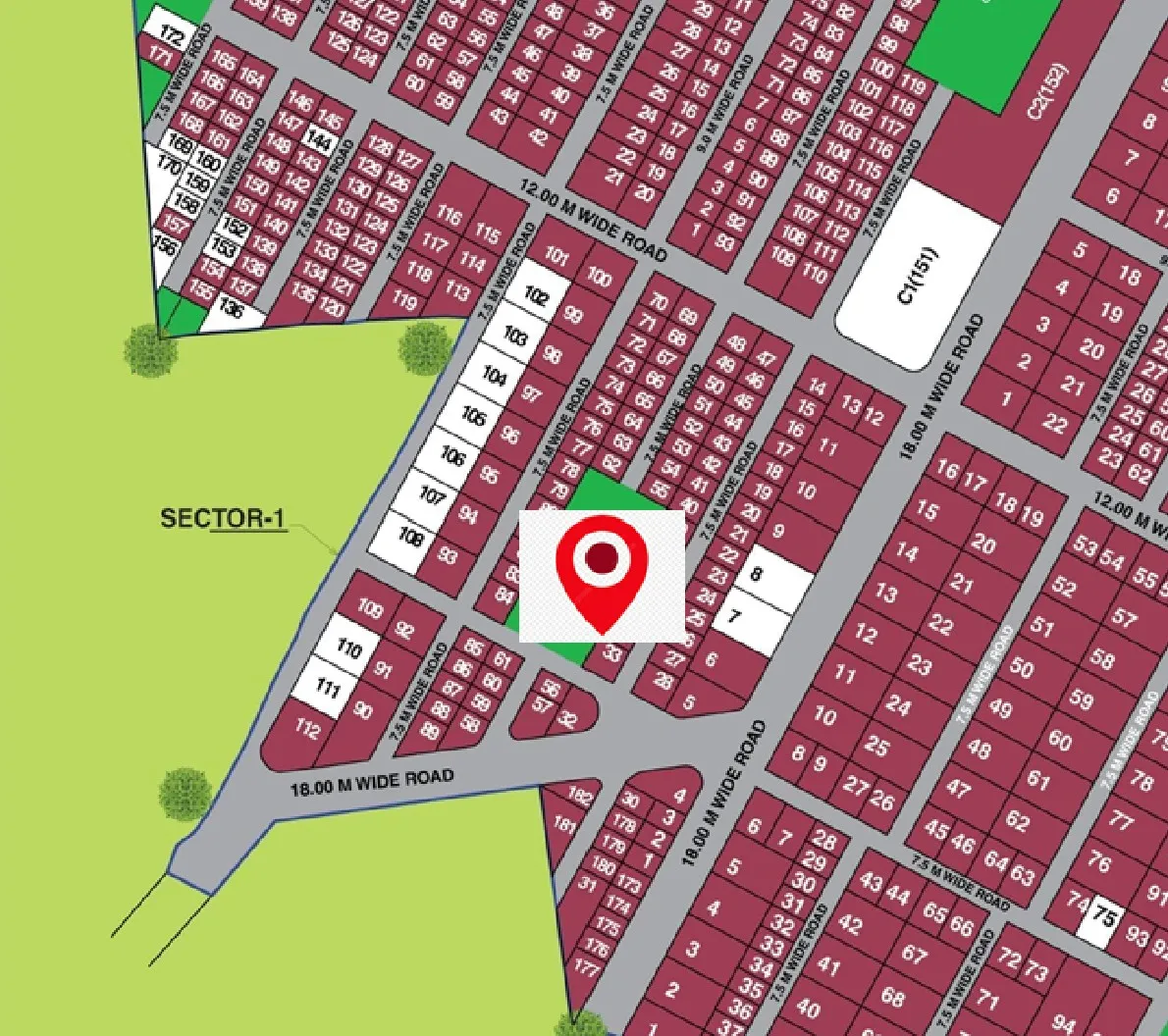 323 Yards plot for sale in Bavda, Ahmedabad