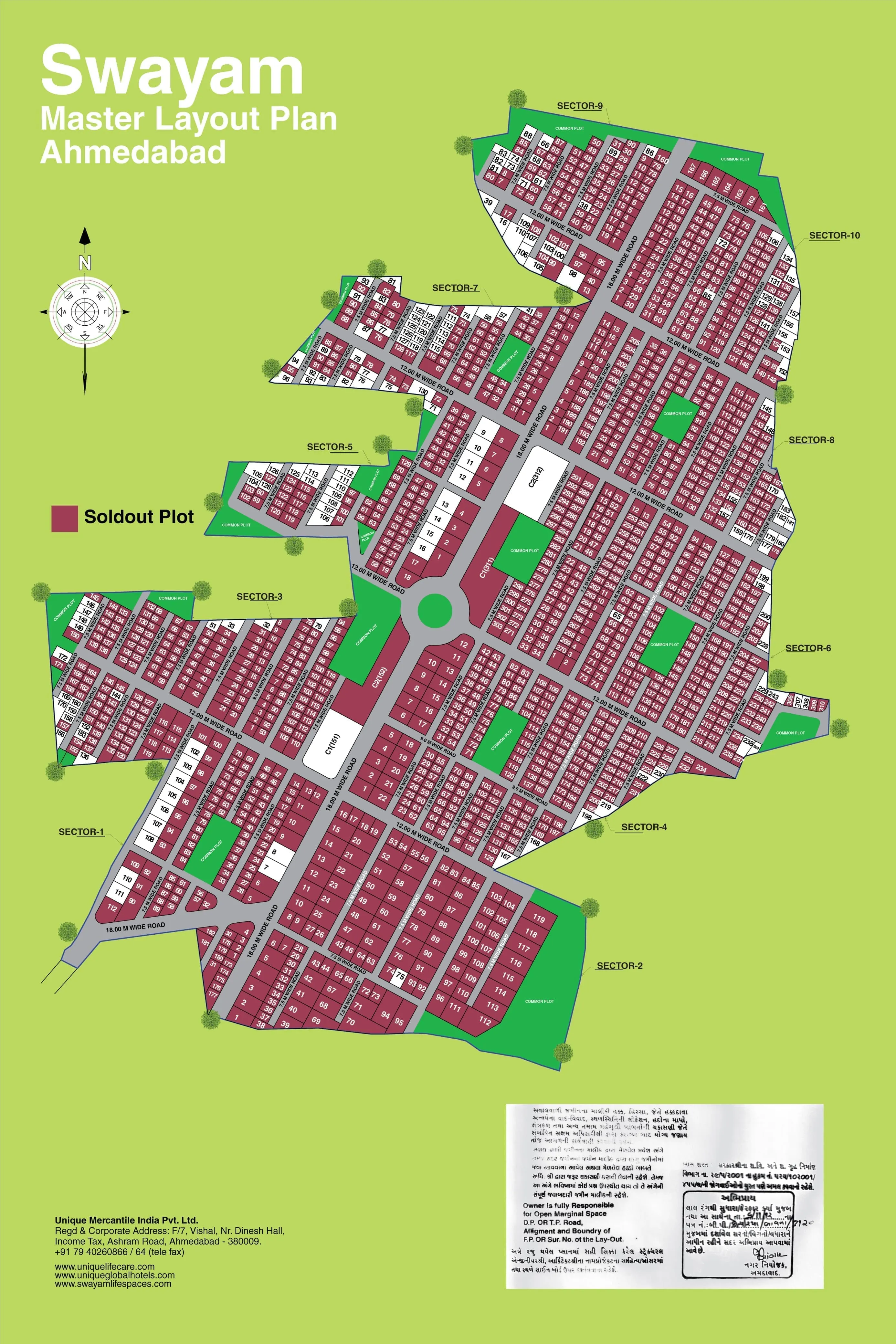 323 Yards plot for sale in Bavda, Ahmedabad