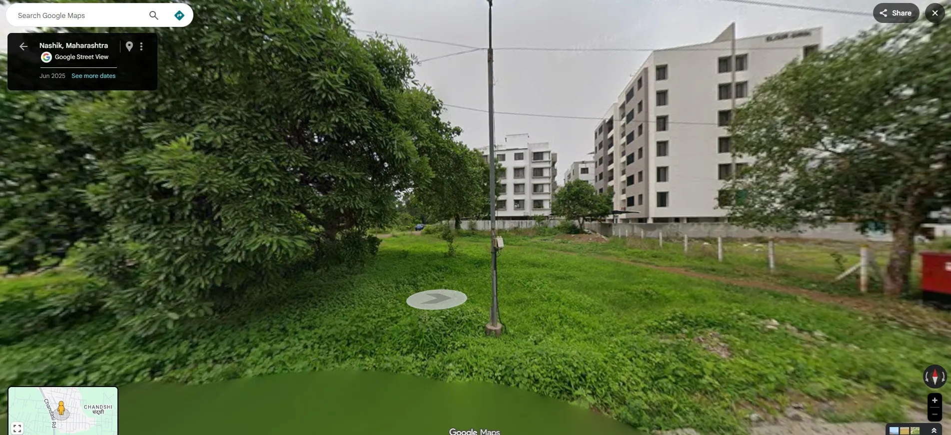 Golden Business Opportunity – Commercial Plot on Rent in Chandsi, Nashik 1000 sq. yard (9000 sq. ft.) open plot 