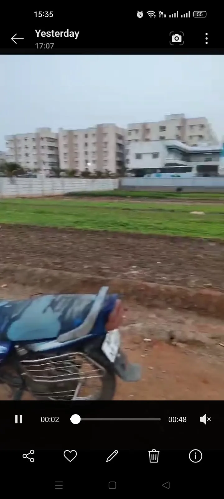 Plot for sale in Near Amaravathi