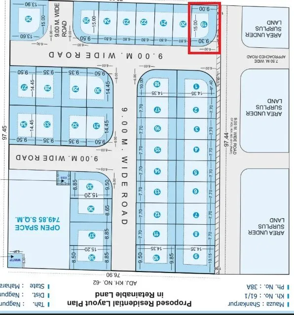 Plot at Khapri/ Shankarpur Nagpur