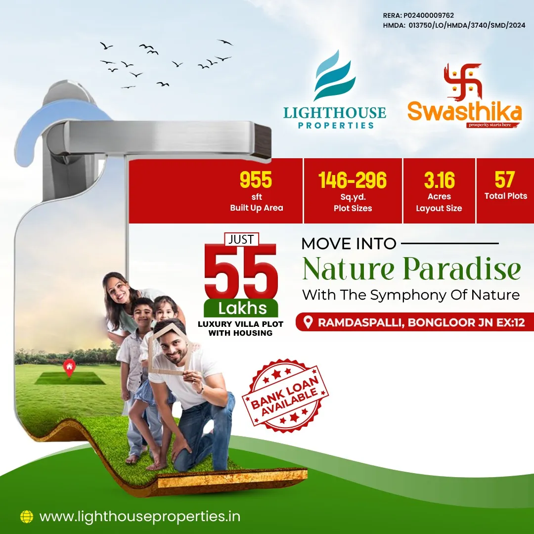 HMDA& RERA APPROVED OPEN PLOTS FOR SALE