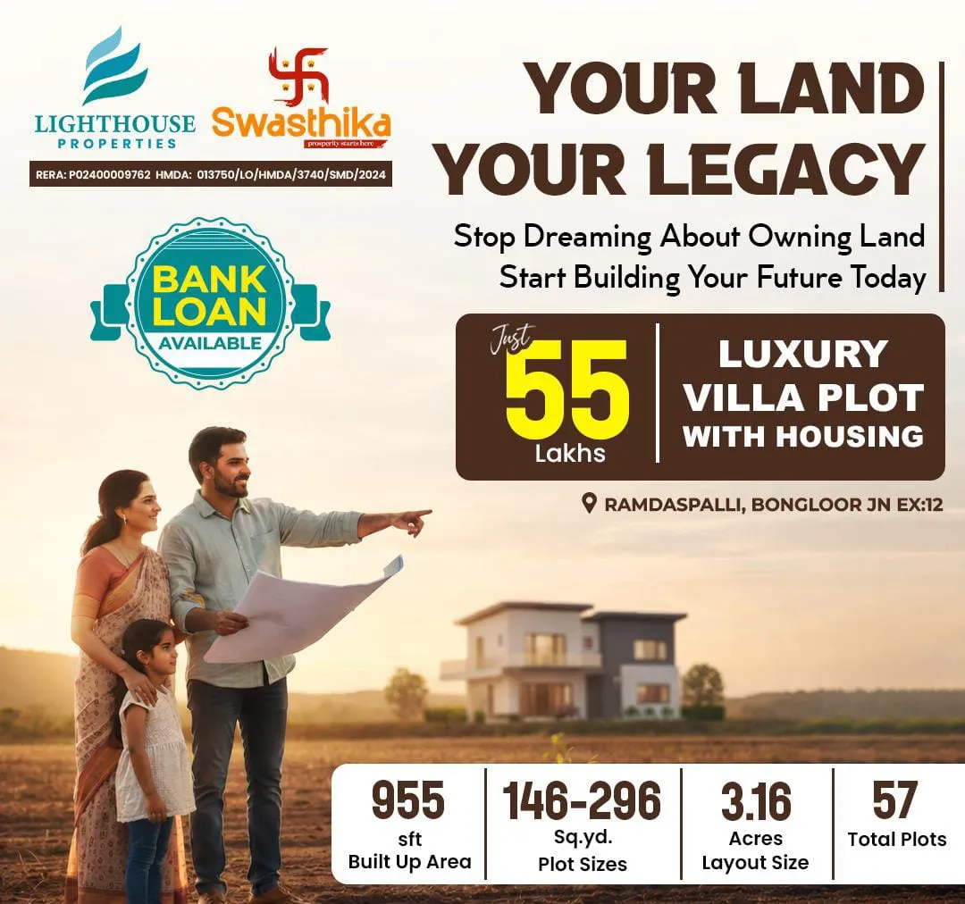 HMDA AND RERA APPROVED OPEN PLOTS 