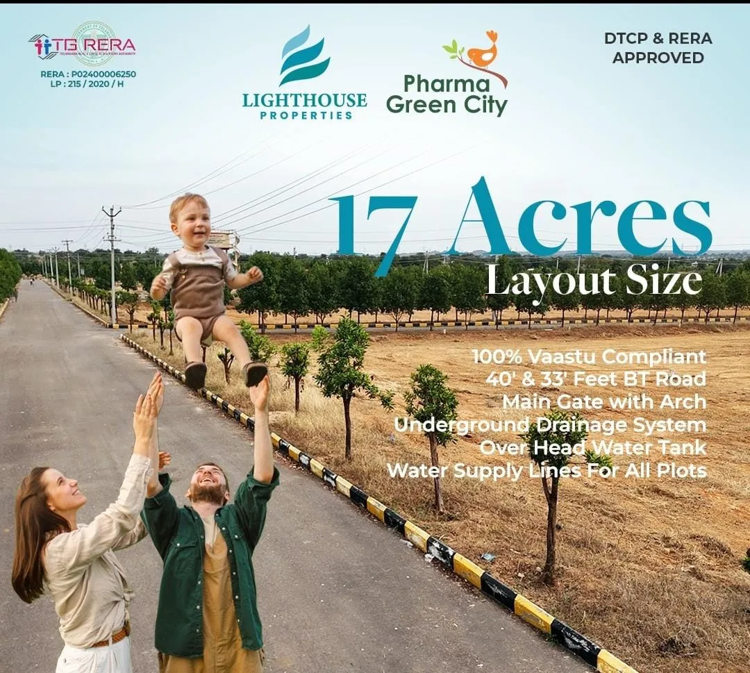DTCP & RERA Approved open plots for sale @Nandhiwanaparthy