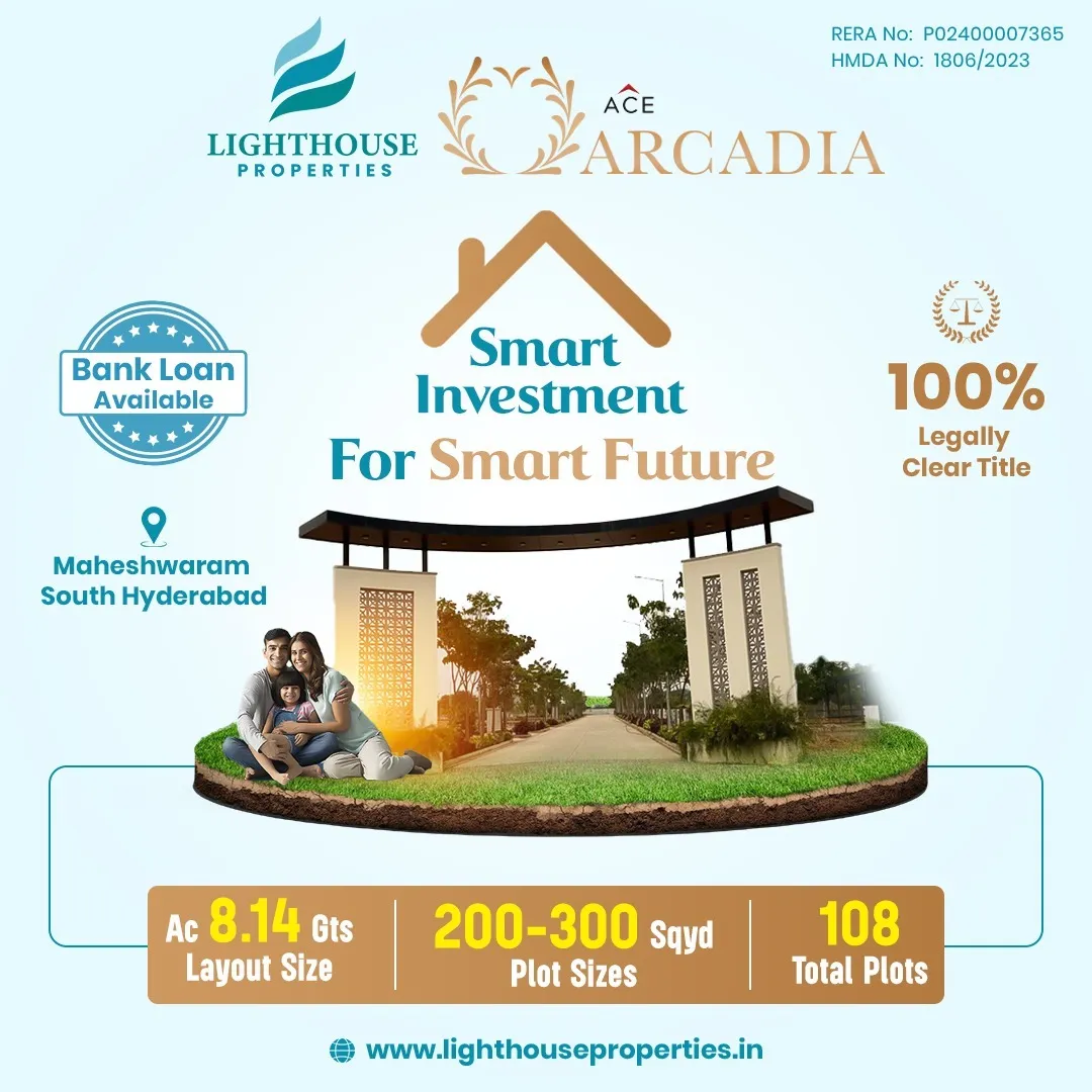 HMDA & RERA Approved open plots for sale @Maheshwaram