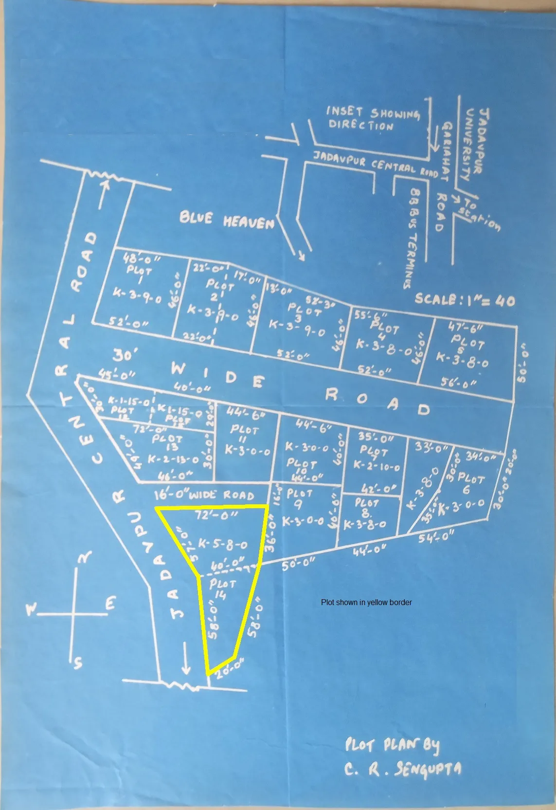 Behind South city 5.5 kottah commercial plot for sale in prime position on main road at south Kolkata at Rs 9.3 Cr