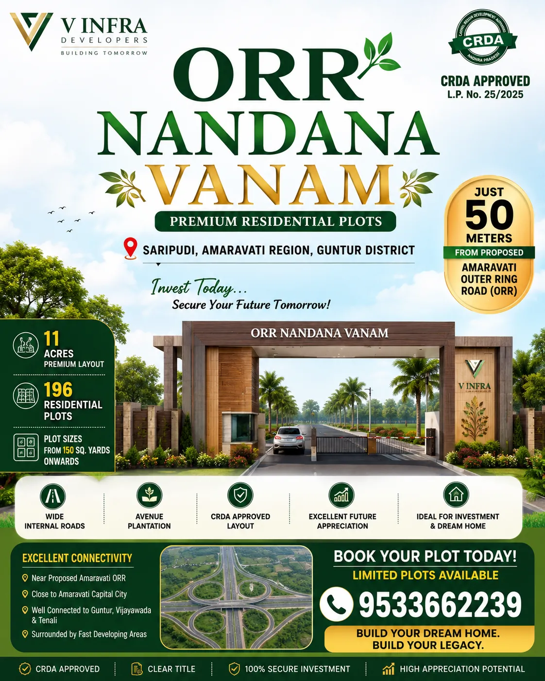 Open Plots Are Foe Sale In Amaravati