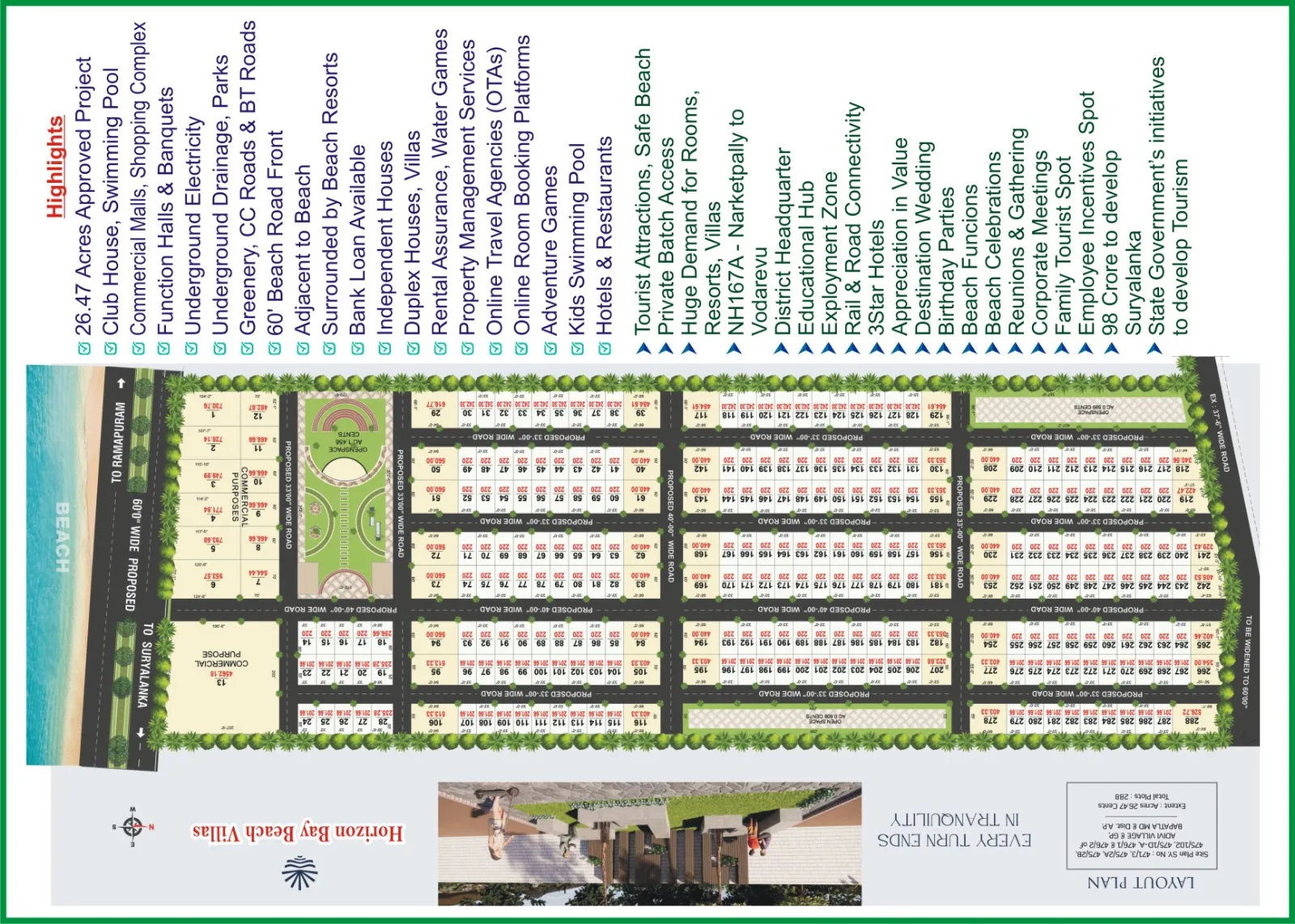 Suryalanka Beach Villas, Beach Resorts near Suryalanka,
