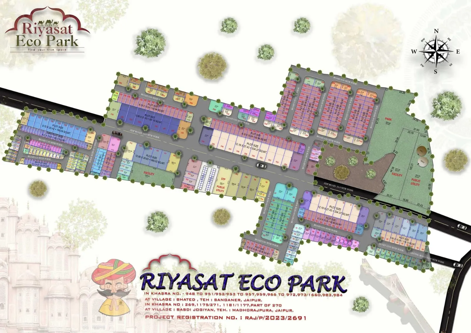 JDA Approved Plots for Sale Near Ring Road, Lakhna Road, Sanganer, Jaipur