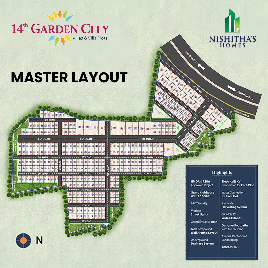 Gated Community Valla Plot Shadnagar