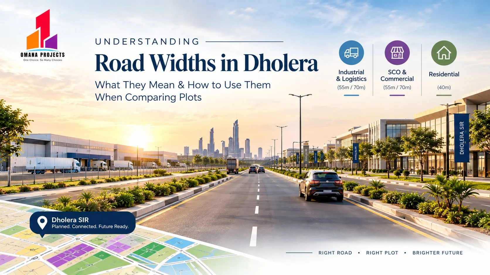 Explore Prime Property Opportunities with Omana Projects in DHolera SIR