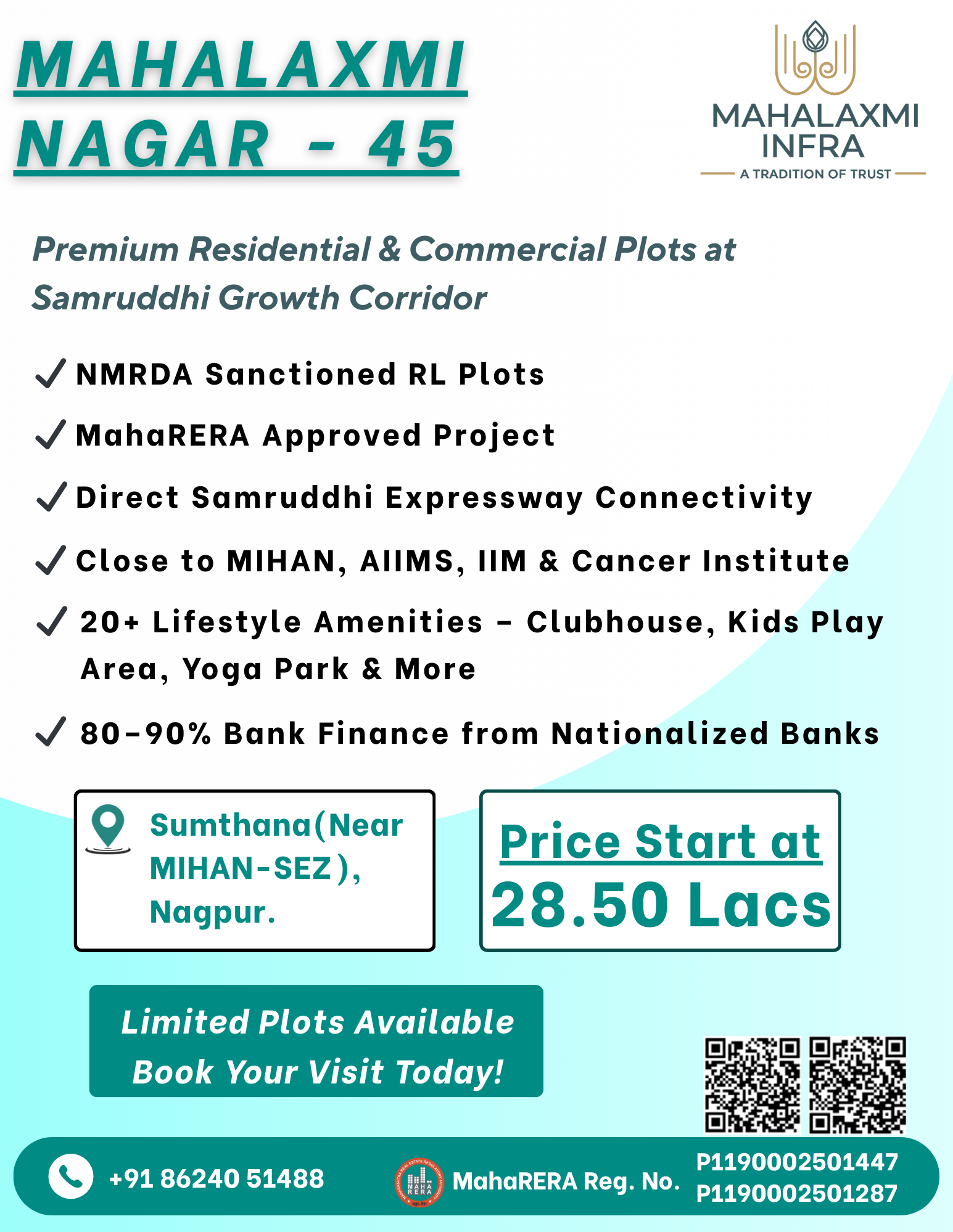 Plots near Sumthana(MIHAN)