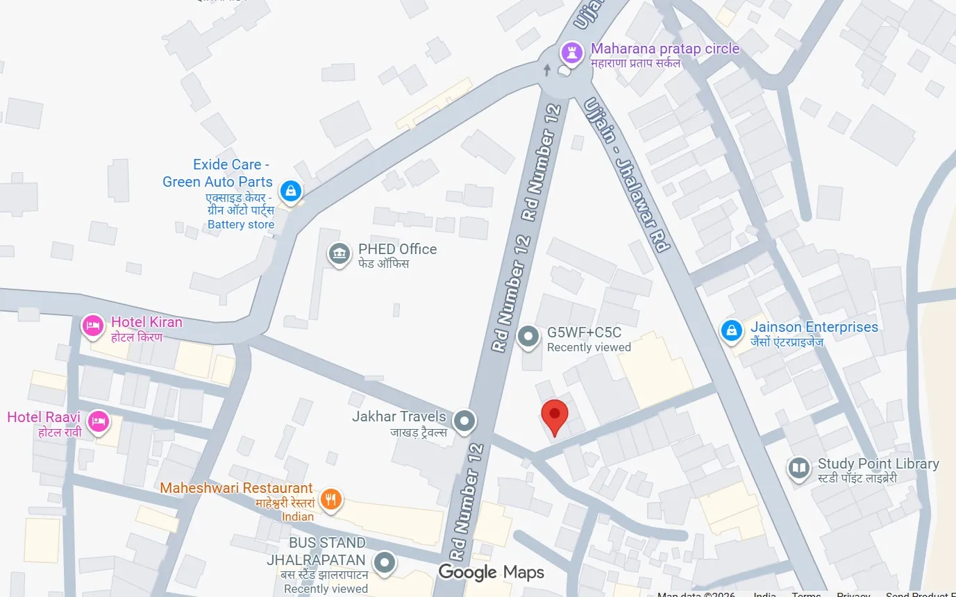 2,000 Sqft Property on Commercial Plot of Land for Sale in Jhalrapatan, Jhalawar.