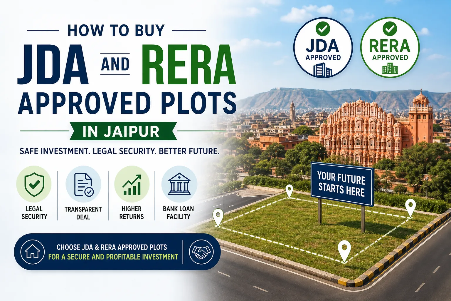 How to Buy JDA and RERA Approved Plots in Jaipur