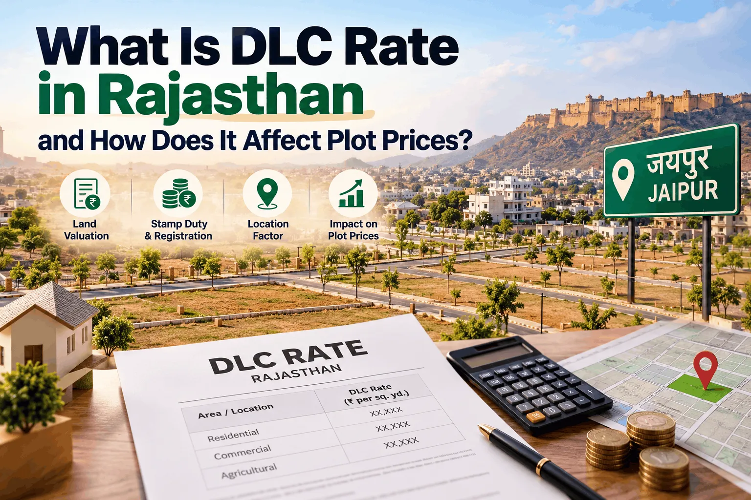 What Is DLC Rate in Rajasthan and How Does It Affect Plot Prices